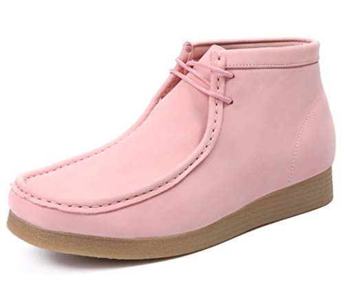 Image of Amali Casual Chukka Boots for Men, High-Top, Lace Up Suede Men's Shoes, Desert Boots with Crepe Rubber Sole