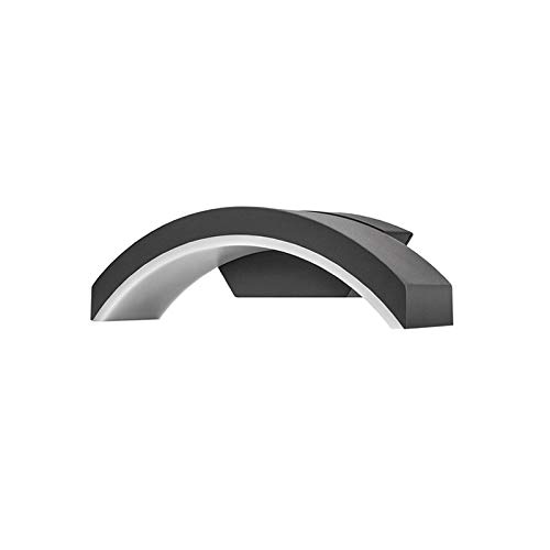 Integral ILDEA008 Outdoor Curve Wall Light Dark Grey