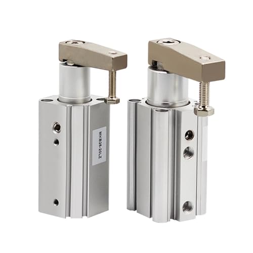 Cilindro neumático MKB con giro de 90 grados y sujeción precisa de 32 mm