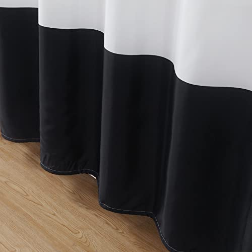 Ds Bath Le Bain Shower Curtain,Polyester Fabric Shower Curtain,Printed Shower Curtains For Bathroom,Waterproof Bathroom Curtains,78" W X 78" H #TOP5