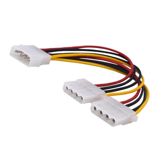 Cable divisor de energía 4Pin macho a 2 puertos IDE hembra 20 cm