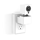 Outlet Wall Mount Hanger Stand for Wyze Camera and iSmartAlarm Spot Camera, Space-Saving for Your Wyze Camera and Wyzecam V2 Without Messy Wires