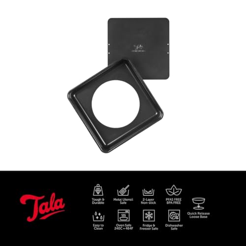 Moule carré démontable Tala avec revêtement antiadhésif Eclipse premium