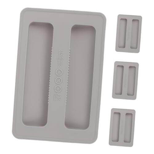 EXHUMKY 4 Piezas Accesorios para tostadora tostada protector calor funda para panificadora de cocina aparato cubierta de máquina de pan cubierta para máquina de desayuno gel de sílice Gris