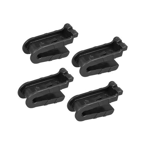 Hihaha Universal Front Wiper Blade Arm Adapter Clip J Hook Type C - Pack of 4 Black Replacement Durable Material