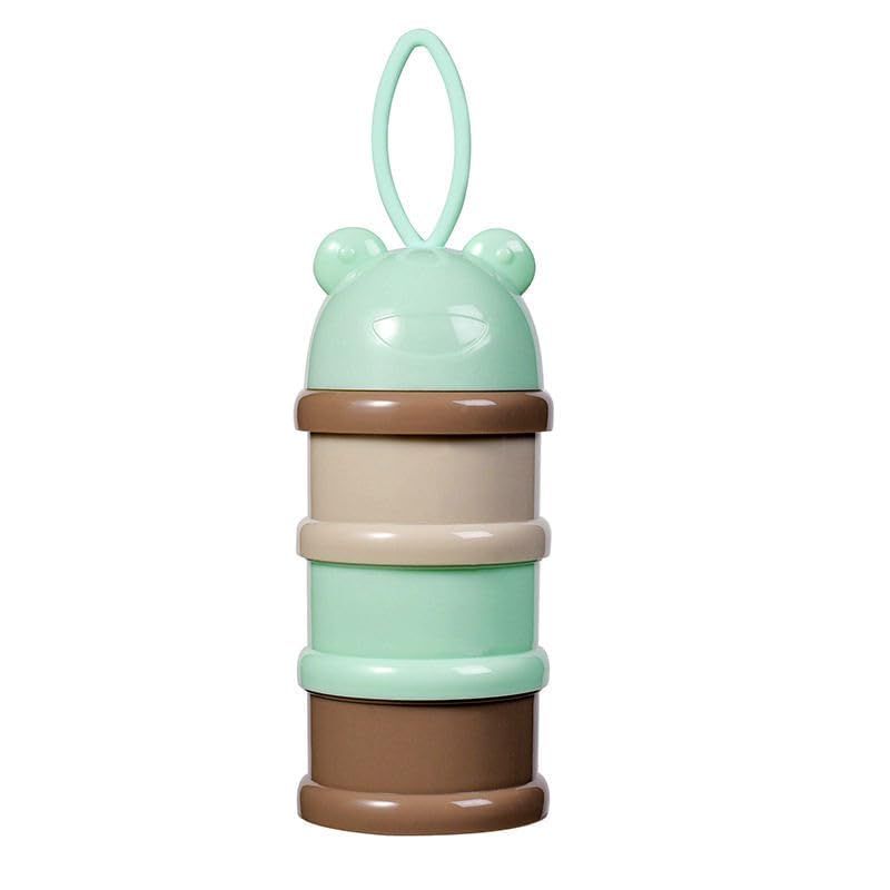Baby Milk Powder Dispenser Container – 3 Layer Portable Food Storage Box with Bear Cap, BPA-Free Baby Snack Box for Formula, Fruits & Nuts, Travel-Friendly and Leak-Proof Design-image-41