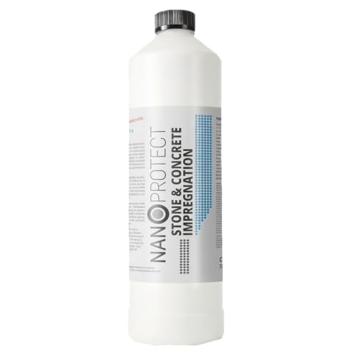 Image of Nanoprotect Concrete & Stone Sealer Concentrate 33.8 fl oz for 600-1200 sq ft. | Equals 3 Gal RTU | Protection Against Water, Stain & Dirt | Indoor & Outdoor Use | for Any Absorbent Stone