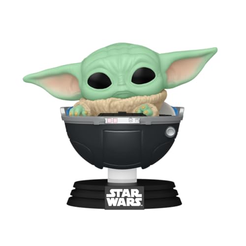 POP! Star Wars: The Mandalorian #664 Grogu in Hovering Pram, Multicolor - Image 2