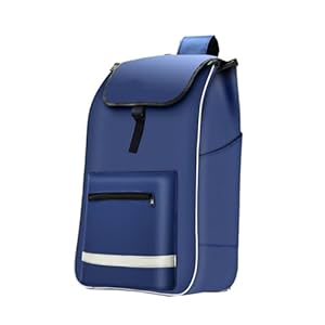 harayaa Ersatztasche für Einkaufswagen, Handwagentasche, tragbare Ersatztasche für den Einkauf, stabile Einkaufswagentasche, Trolleytasche für draußen, Blau