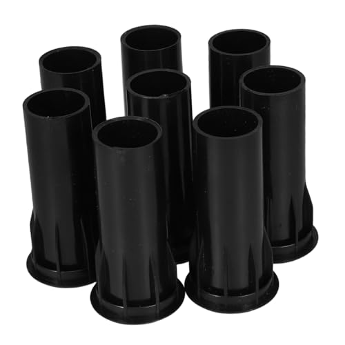 KICHOUSE 8pcs Plastic Speaker Port Tubes for Subwoofer Bass Reflex Black Speaker Cabinet Outlet Opening Optimized Audio Clarity for Enhanced