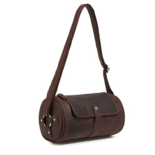 Waterproof Leather Laptop Bag - Briefcase Tote, Computer Messenger Bag for Work, Travel, Office