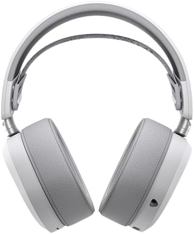 ASUS ROG Pelta White kablosuz RGB oyun kulaklığı (ROG SpeedNova, Bluetooth, 2,4 GHz, USB-C, 50 mm ROG titanyum membran sürücüler, 10 mm süper geniş bantlı Boom mikrofon, 309 g hafif, Aura Sync RGB) - Görsel 2