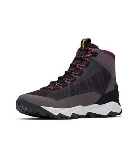 Columbia mens Flow Borough Mid Hiking Shoe, Dark Grey/Bright Gold, 11 US