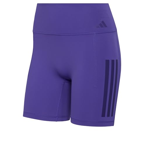 adidas Women's Mallas Cortas de Entrenamiento Optime 3 Stripes