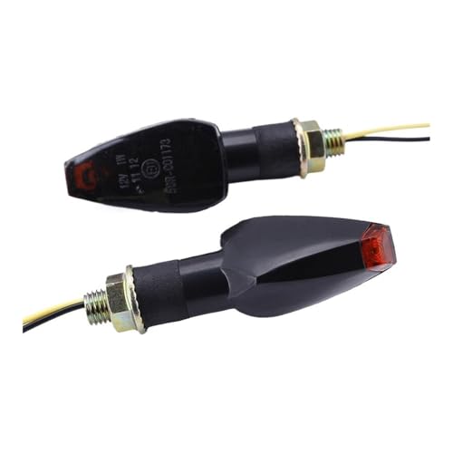 Clignotants LED moto universels lampe ambre 10mm lumière intermittente