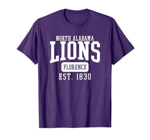 University of North Alabama UNA Lions Est. Date T-Shirt