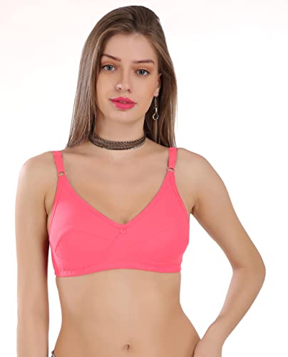 Image of Strowberry Women's Cotton Non-Padded Wire Free Full Coverage Bra