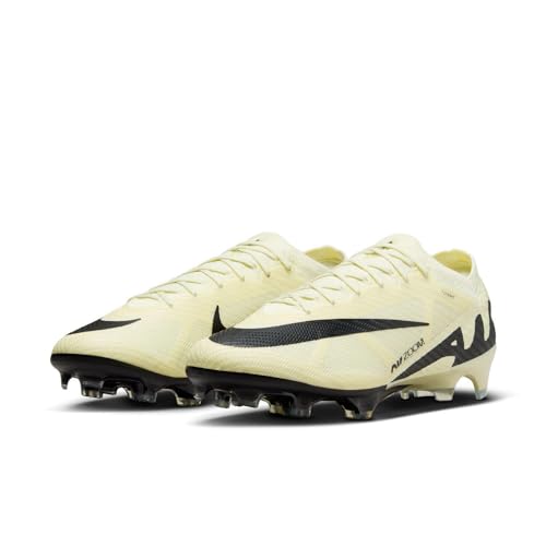 Nike Scarpe da Calcio da Uomo Zoom Vapor 15 Elite Fg, Lemonade Black, 39 EU
