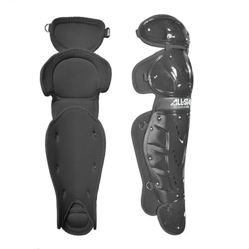 All-Star LG912PSBK Player's Series Leg Guards/Ages 9-12 BK