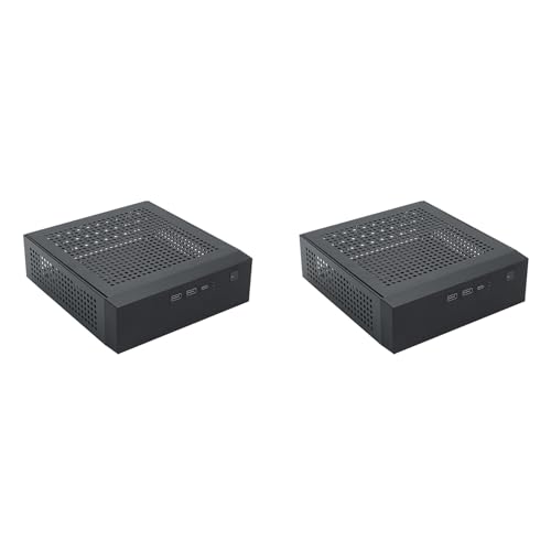 Châssis mini ITX M09 contre encombrement bureau boîtier HTPC alimentation CC