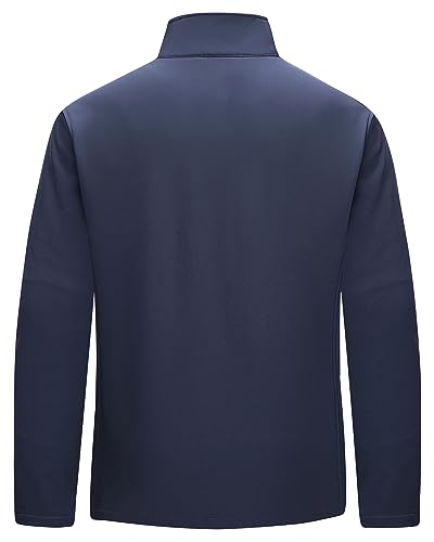 33,000ft Men's Lightweight Softshell Jacket Warm Fleece Lined Windbreaker Waterproof Soft Shell for Outdoor Hiking