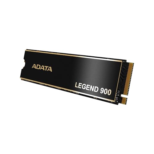 Image of ADATA LEGEND 900 - PCIe Gen4 x4 M.2 2280 Solid State Drive (SSD) - 2TB High-Speed Storage - Up to 7,000 MB /s Read Speed - Built-In Heatsink & Durable Design - Ideal for Gamers, Creators & PC Builders