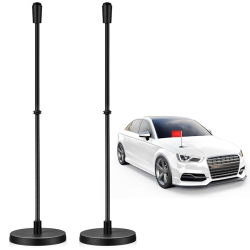 Faswin 2 Pack Car Flag Pole Holder