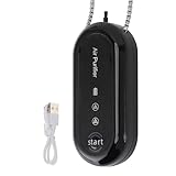 Purificador de Aire Portátil, Ionizador Personal Portátil para Collar de Aire Más Limpio, Compacto y Recargable, Ideal para Viajes, Oficina y Uso Al Aire Libre, 120 Millones de