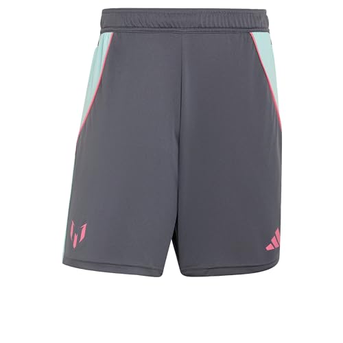 adidas Mens Messi Short Aurora Onix/semi Flash Aqua M