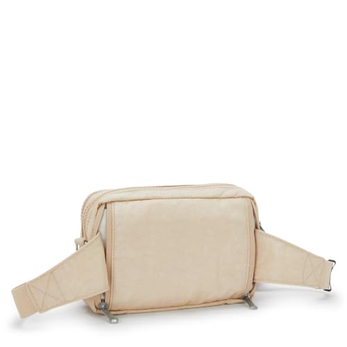 Image of Kipling Women's Abanu Medium Crossbody Bag, Lightweight, Adjustable Nylon Waist Pack with Multi-Compartment Zip Pockets