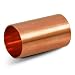 Everflow CCCP0200 Straight Copper Coupling With With Sweat Sockets And With Dimple Tube Stop, 2 Inch,