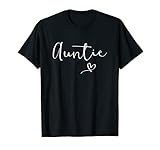 Auntie Women Aunt Christmas Mother's Day Birthday Nephew T-Shirt