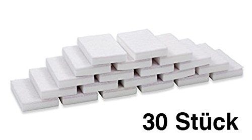 Putz Teufel Putz Bruja Suciedad goma de borrar Maravillas Esponja Duo Blanco/Blanco, 30tlg Juego  El producto original de la TV. por 100 x 70 x 25 mm