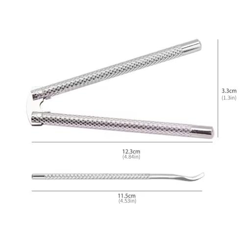 Nut Cracker Tool Set of 6, 2Pcs Stainless Steel Nut Cracker and 4 Picks for Seafood Crackers Walnut - Image 3