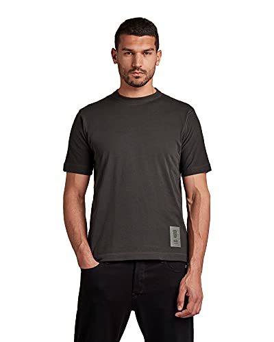 [ジースターロゥ] メンズ Tシャツ 半袖 ラウンドネック ルーズフィット オーバーサイズ Raw Construction OD Loose T-Shirt D19891-C336-B564-XS