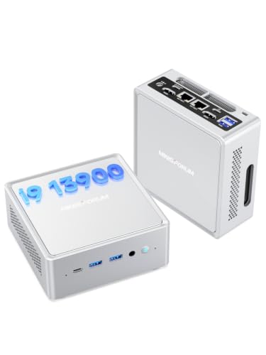 Image of MINISFORUM NAB9S Mini PC, Intel Core i9-13900HK (14C /20T, Up to 5.4GHz), 32GB DDR4, 1TB PCIe 4.0 SSD, Quad 4K Display, Dual 2.5GbE LAN, Wi-Fi 6, BT 5.2