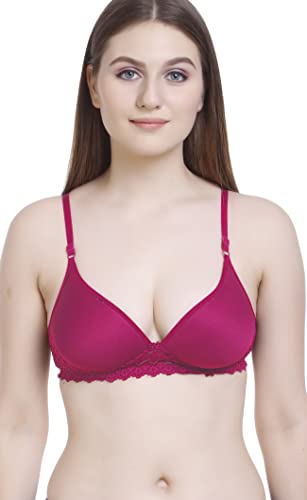 Image of FIMS - Fashion is my style Women Lace Padded Bra Lightly Pad Full Coverage