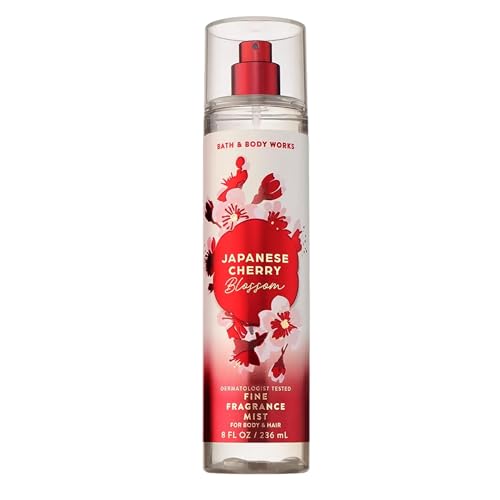 Perfume para mujer Bath and Body Works color flor de cerezo japonesa, 237 ml (8 oz)