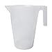 SP Bel-Art Tall Form 3000ml Polypropylene Graduated Pitcher; 50ml Graduation (F28993-0000)