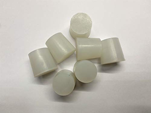 Image of Protection Force #5 Stopper Plug for 31 /32 inch 1 inch 23.5-25.5mm Hole (Pack of 10) Tube Bottle Openning 1 1 /8-7 UNC M26 M27 Thread Nut Paint Masking Reusable Rubber