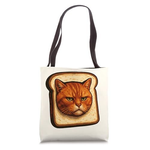 Cat Breading Funny Meme Tote Bag