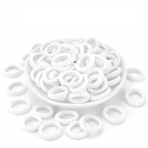 Image of Mini Rubber Bands for Hair Small Elastic Hair Ties for Girls Women Kids Hair Styling (Pack Of 25)