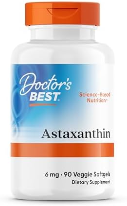 Doctor's Best, Astaxanthine with AstaReal, 6mg, 90 Capsules molle...