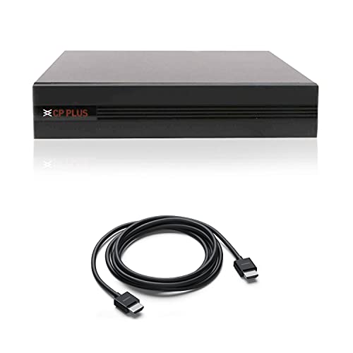 USEWELL CP Plus 8 Channel Full HD DVR with UNI+ Technology CP-UVR-0801E1-CV4 * Support All Brand Cameras Upto 2MP HDMI, Black