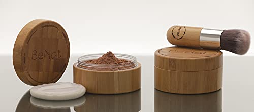 Benat. Blush Powder, Plum. Vegan. All-Natural. Made With Fewer, Natural Ingredients. 0.4-Oz. Packed In A Beautiful Bamboo, Eco-Friendly Case. #TOP4