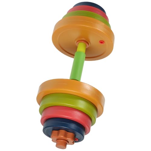 Mancuernas de plástico ajustables para entrenamiento de brazos con peso regulable