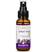 FLORA Merveille Bleu Spray Mains Lavande 30 ml Sans rinçage et avec 92 % d'alcool Trois variets...