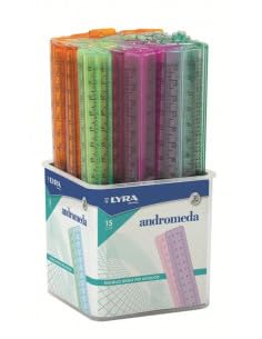 Lyra Groove 946212 - Pack de 100 reglas resistentes, milimetradas