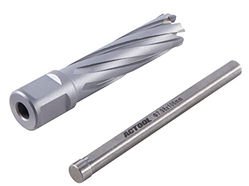 Image of 11 /16''Diameter x 2'' Depth of Cut Carbide Tipped TCT ANNULAR Cutter with 3 /4'' Weldon Shank