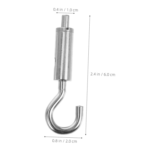 Cabilock 5Pcs Gancho de Latón y Ojo Tensores para Cables para Instalación de Carteles miniatura 2